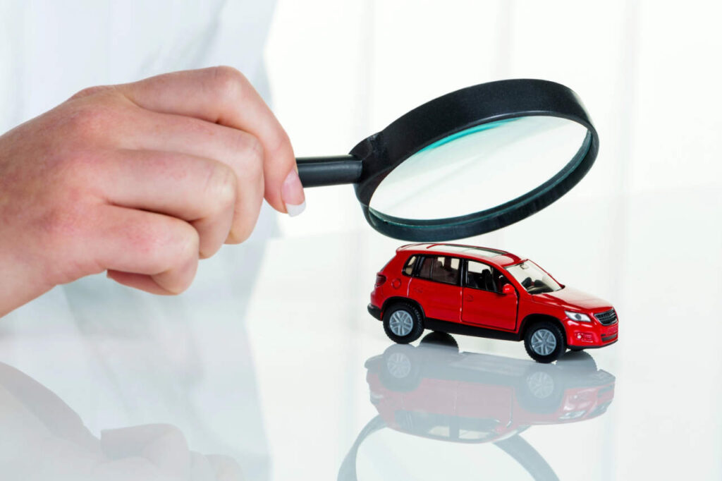 Car is examined by doctor